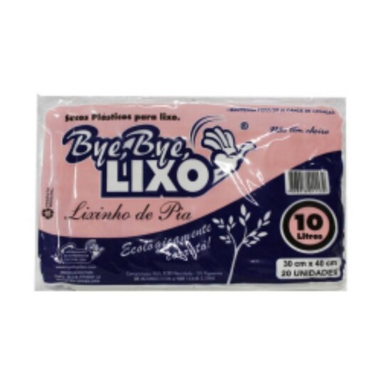 Saco de Lixo Roll Bye Bye 10l Pia