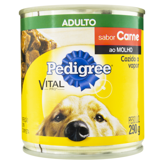 Enlatado P/caes Pedigree 290g Carne Ao Molho