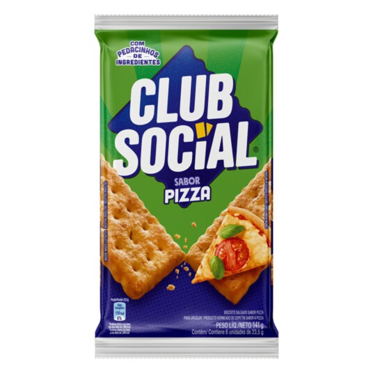 Biscoito Club Social 141g Pizza