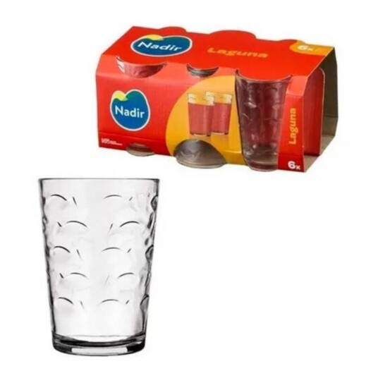 Jg.copos Nadir 265ml Laguna C/6un