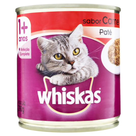 Enlatado P/gatos Whiskas 290g Carne