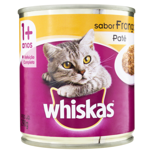 Enlatado P/gatos Whiskas 290g Frango