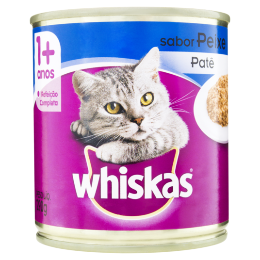 Enlatado P/gatos Whiskas 290g Peixe