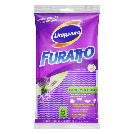 Pano Furatto Limppano 5un Lavanda