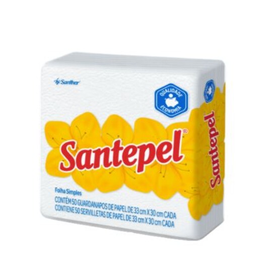 Guardanapo Santepel 50un 33x30cm