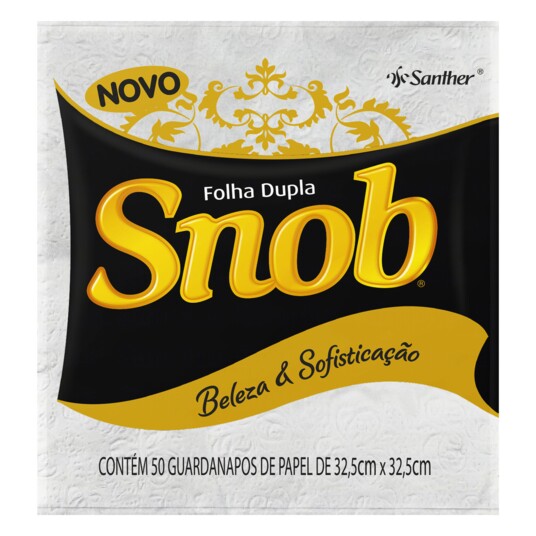 Guardanapo Snob 50un 33x30cm