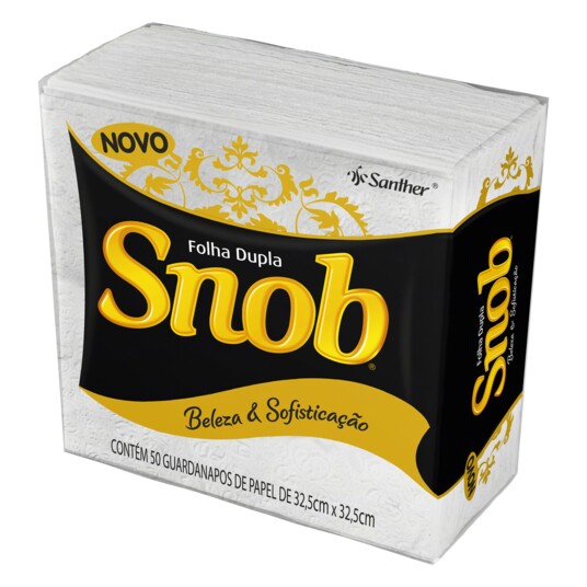 Guardanapo Snob 50un 33x30cm