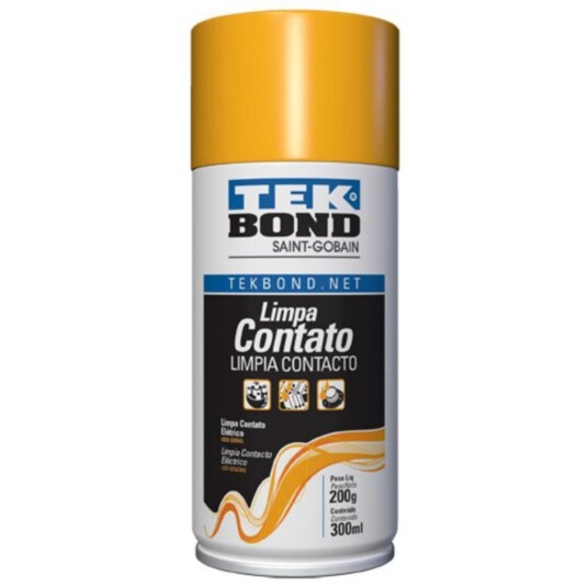 Tekspray Tekbond 300ml Limpa Contato