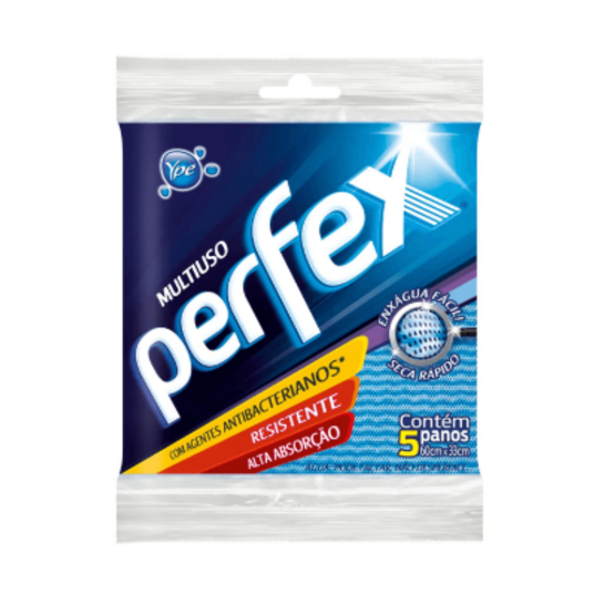 Pano Multiuso Perfex 5un Azul