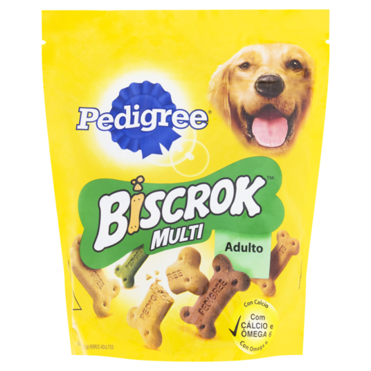Biscoito Biscrok Pedigree 500g Multi Adulto