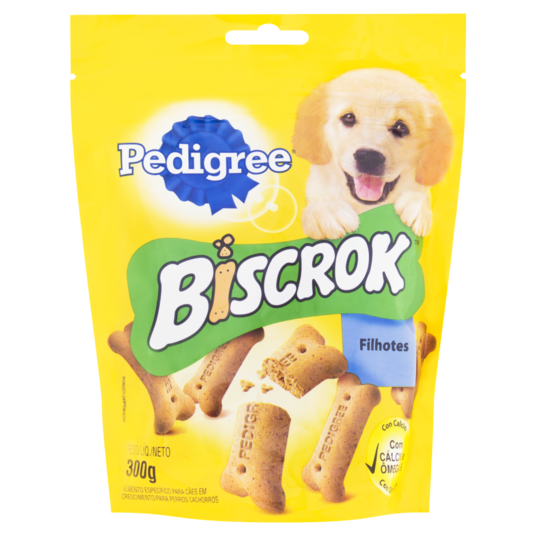 Biscoito Biscrok Pedigree 300g Filhotes