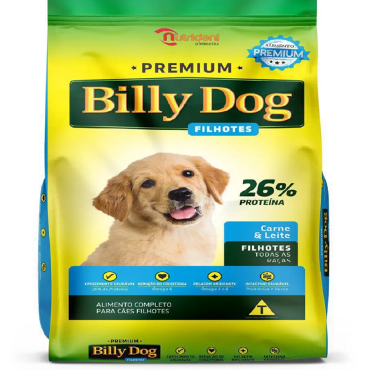 Racao Billy Dog 1kg 26% Filhotes