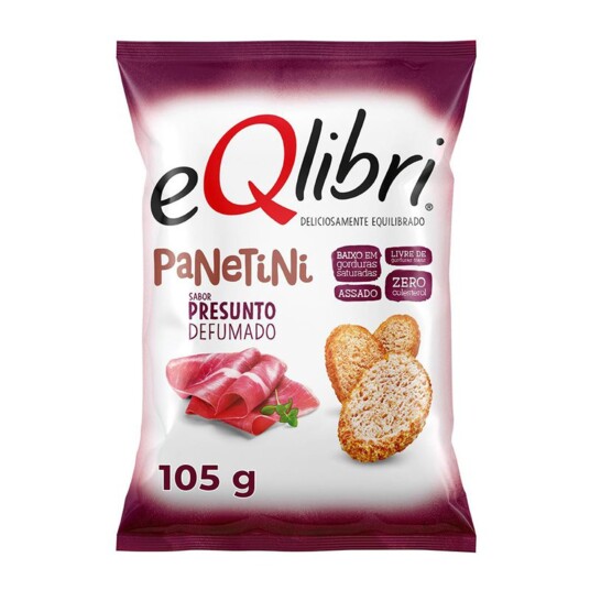 Biscoito Eqlibri 105g Presunto Parma