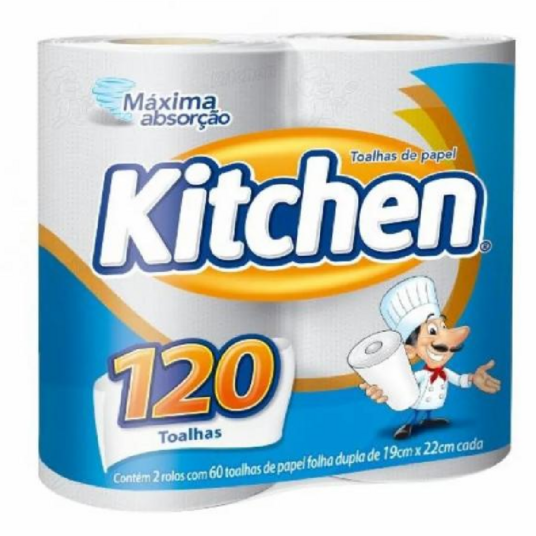 Papel Toalha Kitchen F.dupla 2 Rolos
