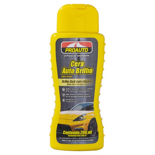 Cera Liquida Proauto 500ml Auto Brilho