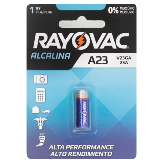 Pilha Rayovac Alcalina Un Eletron. V23ga