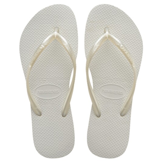 Sandalia Slim Havaianas Branco 33/34