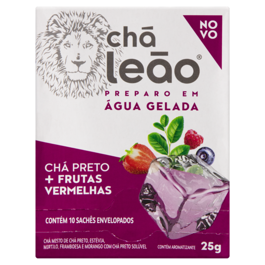 Cha Gelado Leao 25g Preto/frutas V.