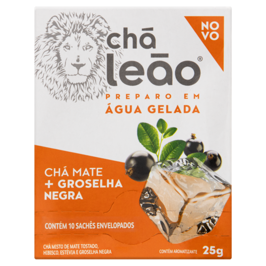 Cha Gelado Leao 25g Mate/gros.neg.