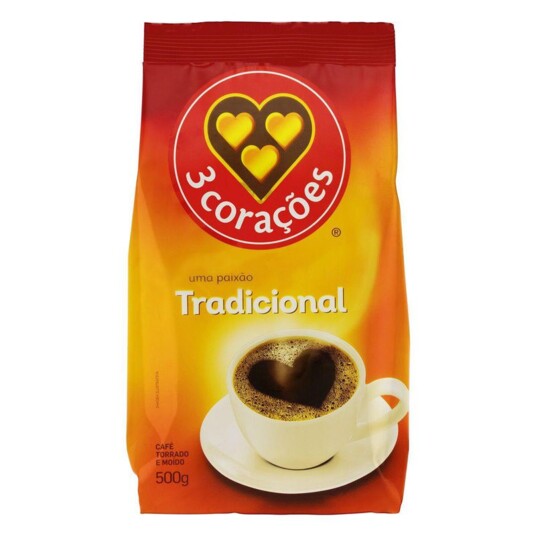 Cafe 3 Coracoes 500g Tradicional