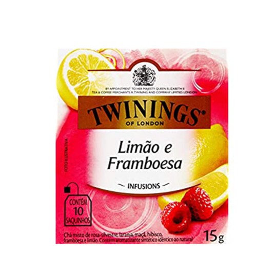 Cha Twinings 15g Limao/framboesa