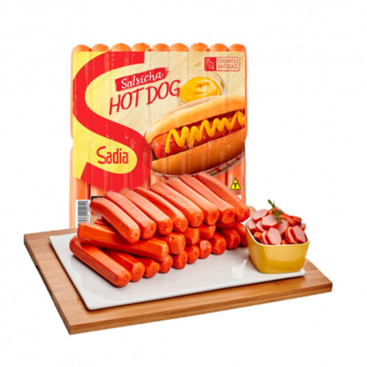 Salsicha Hot Dog Sadia Kg Granel