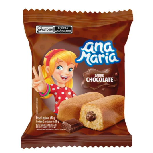 Bolinho Ana Maria 70g Chocolate