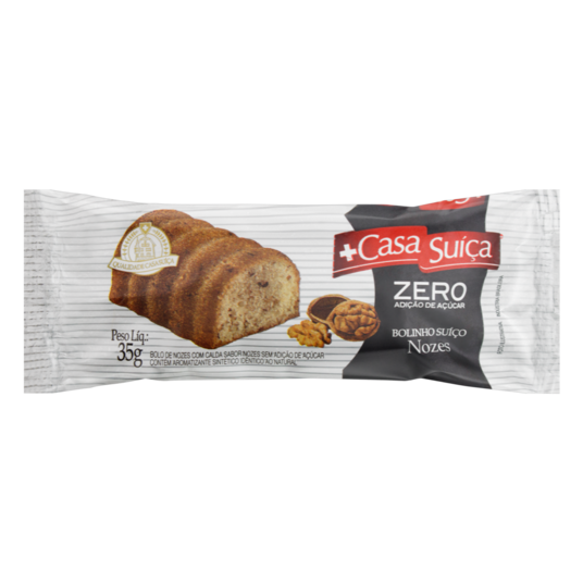 Bolinho Zero Casa Suica 35g Nozes