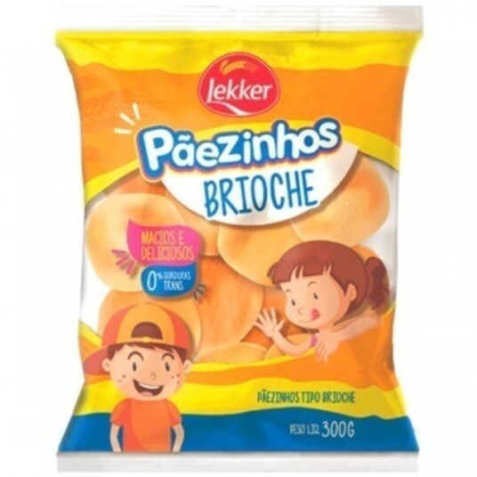 Paezinhos Lekker 300g Tipo Brioche