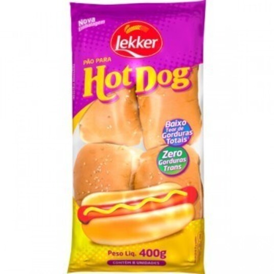 Pao P/hot Dog Lekker 300g