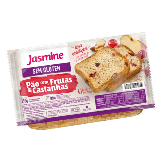 Pao de Forma S/glut.jasmine 350g Fr/cas.