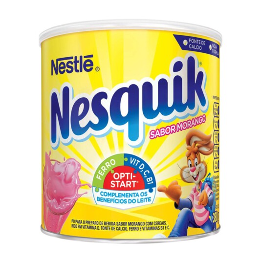 Preparo em Po Nesquik 380g Morango