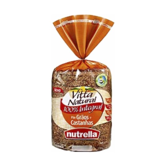 Pao Vitta Integ.nutrella 450g Graos/cast.