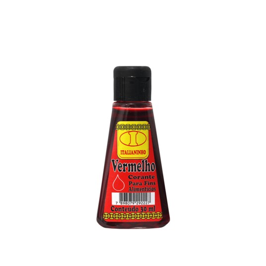 Corante Italianinho 30ml Vermelho