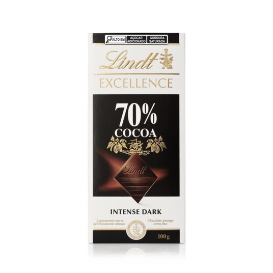 Chocolate Excellence Lindt 100g 70% Cocoa