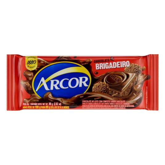 Chocolate Arcor 80g Brigadeiro