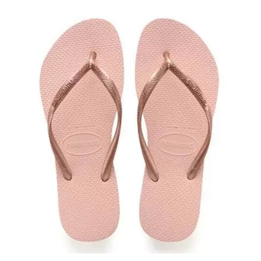 Sandalia Fem.slim Havaianas Rosa Bal.33/34