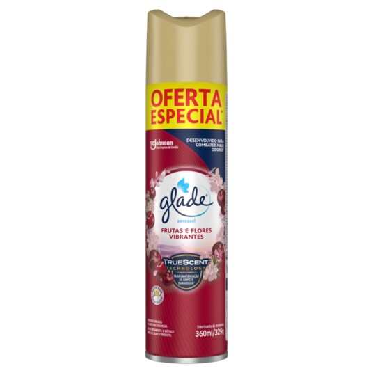 Odorizador Aero.glade 360ml Of.esp. Frutas/flores