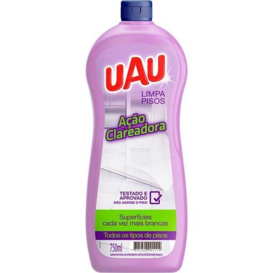Limpa Pisos Uau 750ml Acao Clareadora