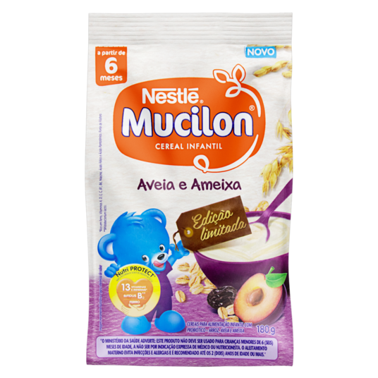 Mingau Mucilon 180g Aveia/ameixa