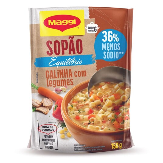 Sopao Maggi 150g M.sodio Galinha