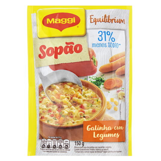 Sopao Maggi 150g M.sodio Galinha