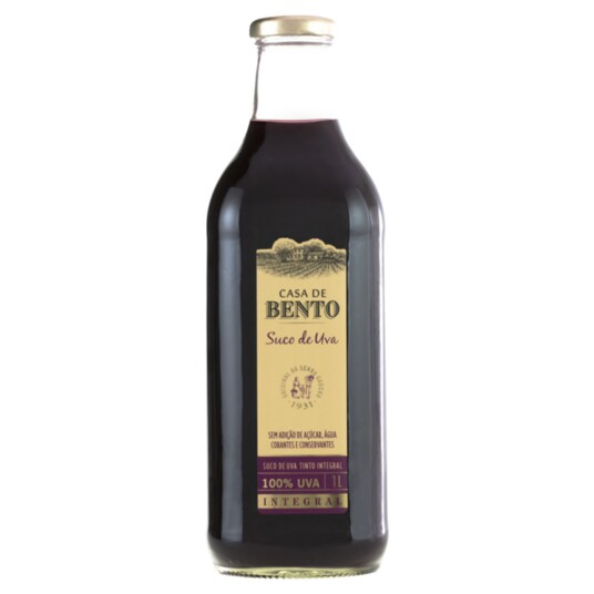Suco Integral Casa Bento 1l Uva