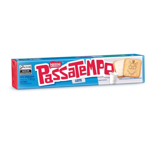 Biscoito Rech.passatempo 130g Leite