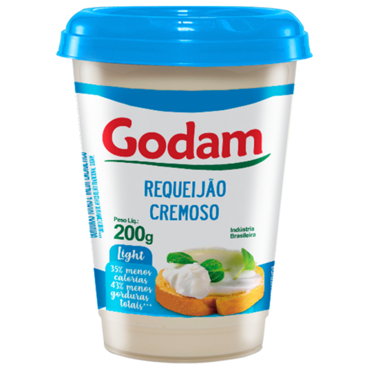 Requeijao Cremoso Godam 200g Light