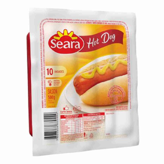 Salsicha Seara 500g Hot Dog