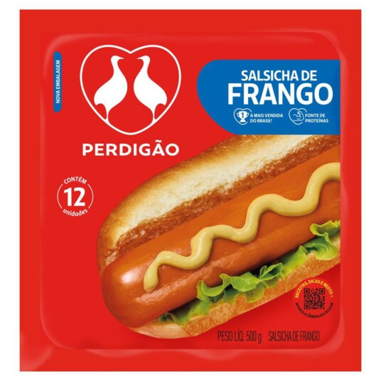 Salsicha Perdigao 500g Frango
