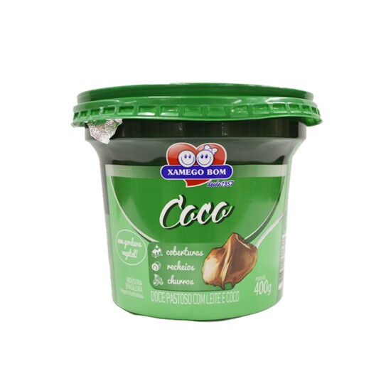 Doce de Leite Xamego Bom 400g C/coco Pote