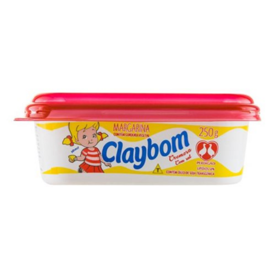 Margarina C/sal Claybom 250g Cremosa