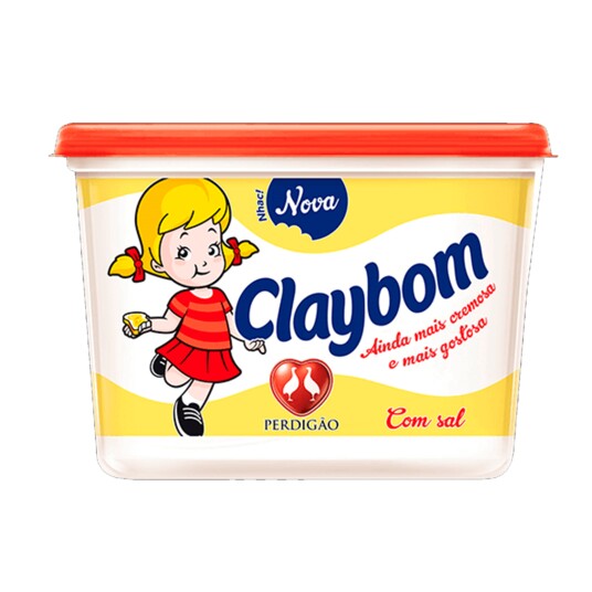 Margarina C/sal Claybom 500g Cremosa